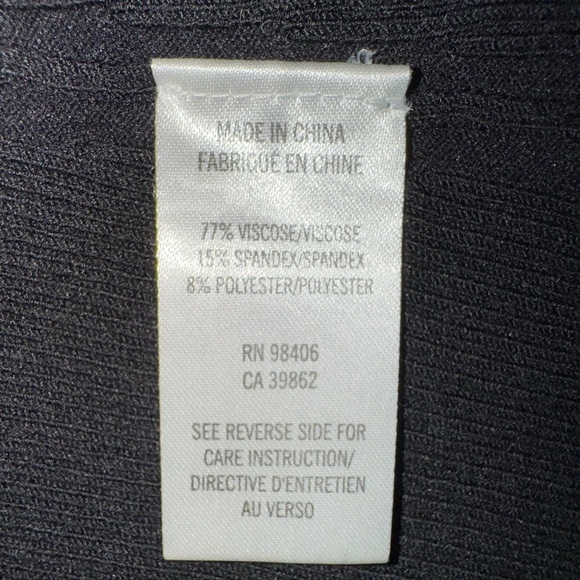 Theory Black Women's mini Skirt. Stretchy sweater braided stripe Size small NWOT - Picture 6 of 12